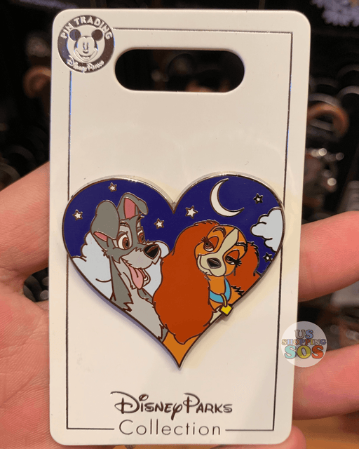 DLR - Lady & the Tramp Pin - Under the Stars in Heart