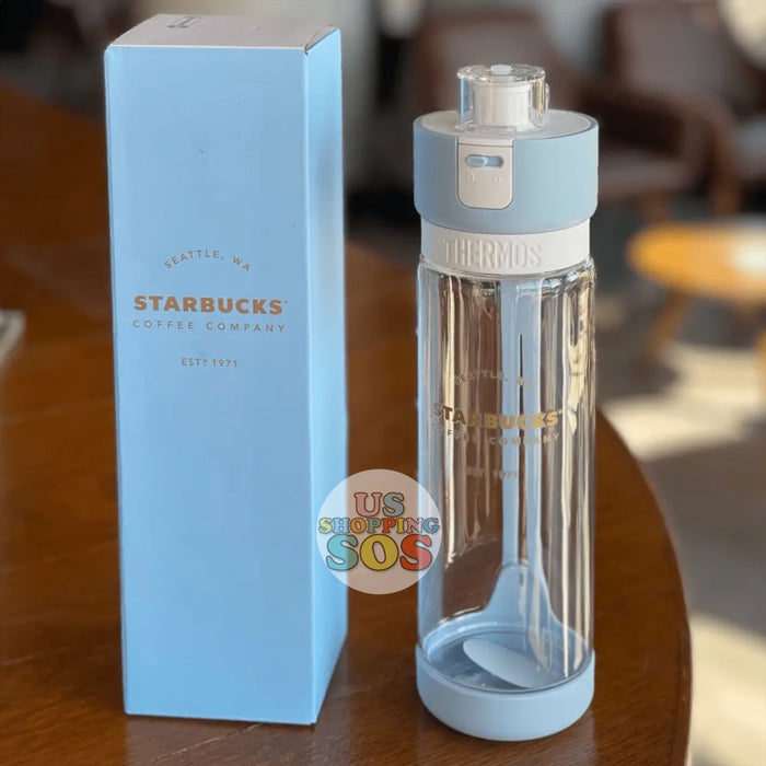 Starbucks China - Dreamy Coffee Paradise 2022 - 15. Thermos Blue Water Bottle 660ml