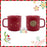 Starbucks China - Christmas Time 2020 (Store 1st Series) - Christmas Red Snowflake Bronze Logo Mug 355ml