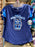 DLR - Monsters University “MU” Women T-shirt (Blue)