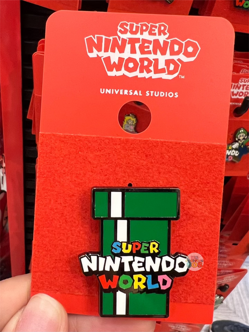 Universal Studios - Super Nintendo World - Warp Pipe Logo Pin