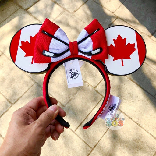 WDW - Epcot World Showcase Canada - Minnie Country Flag Ear Headband