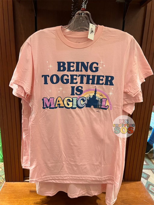 DLR - Graphic T-shirt - “Being Together is Magical” (Adult) (Pink)