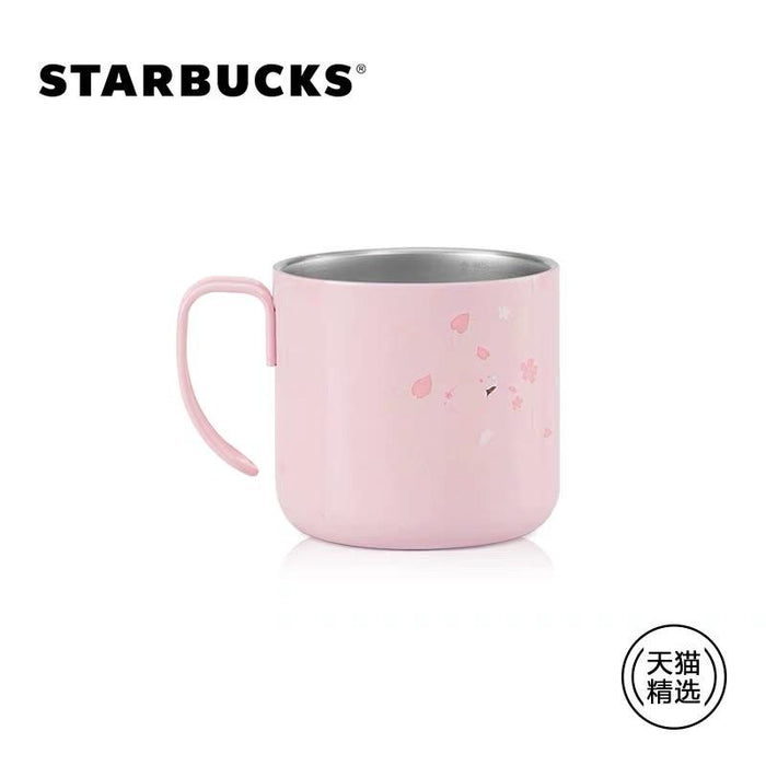 Starbucks China - Sakura 2021 - Hidden Kitty Cherry Blossom Classic Stainless Steel Cup 355ml