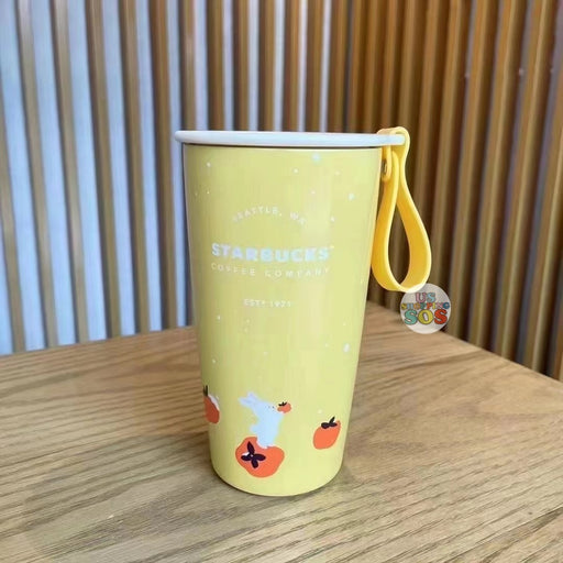 Starbucks China - Everything Goes Well (Persimmon & Magpie) Stainless Steel Tumbler 355 ml