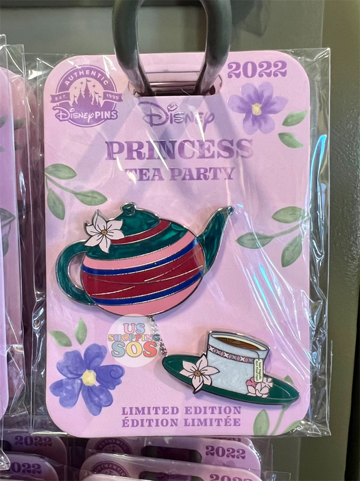 DLR - Disney Princess Tea Party Limited Edition Pin - Mulan