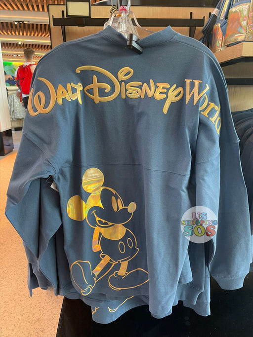 WDW - Walt Disney World 50 EARidescent Shimmer - Spirit Jersey “Walt Disney World” Peri Blue (Adult)