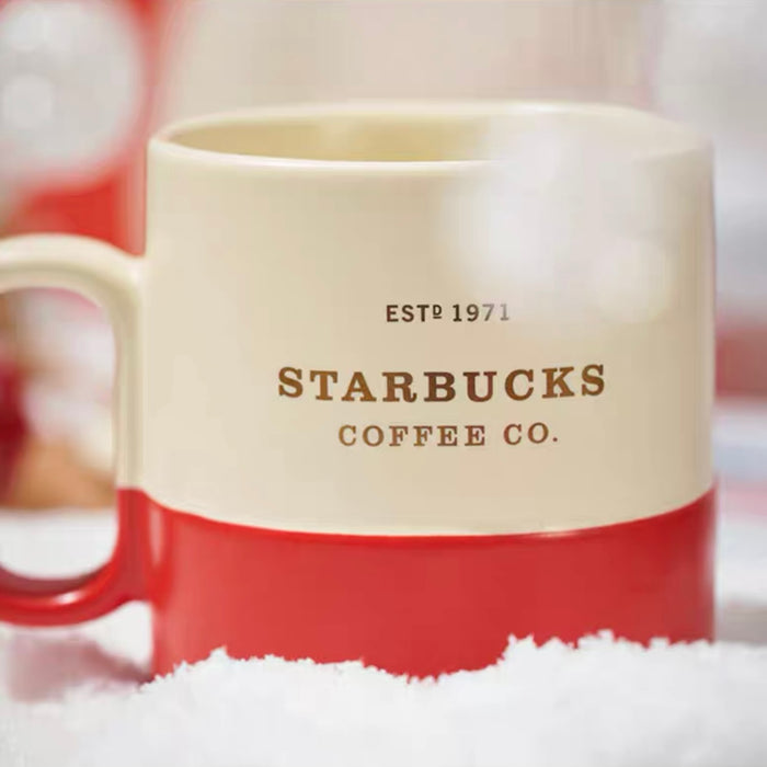 Starbucks China - Christmas 2022 - 2. Christmas Gifts Lid Polar Bear Penguin Mug 355ml