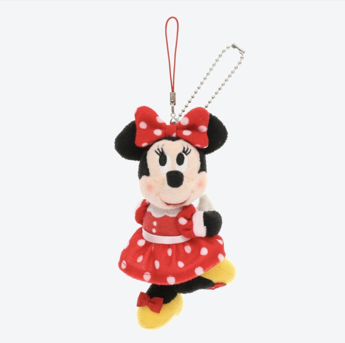 TDR -Plush Toy Keychain - Hiding hands x Minnie Mouse