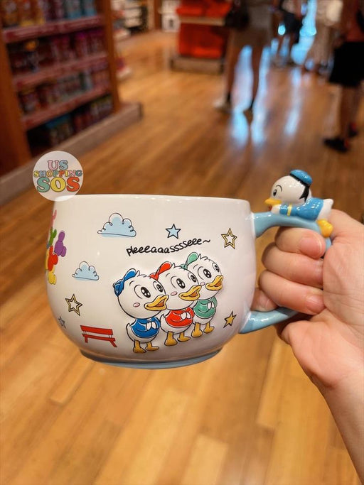 Disney Mickey Minnie Coffee Cup Ceramic Mug Cute Cartoon Anime Donald Duck  Winnie Losto Milk Tea