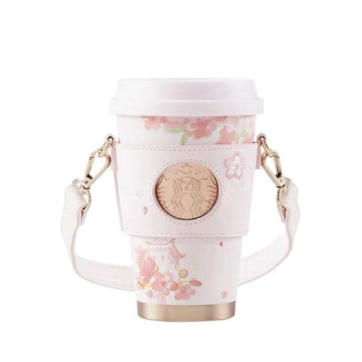 Starbucks China - Cherry Blossom 2022 - 7. Sakura Blooming ToGo Stainless Steel Cup & Carrier 370ml