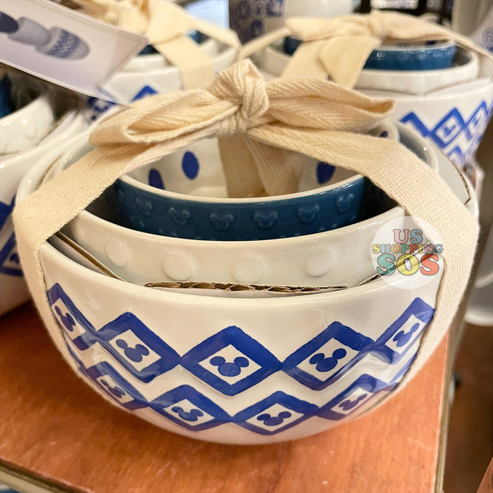 DLR - Disney Homestead Blue Waves - Bowl Set of 3