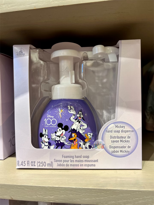 DLR/WDW - 100 Years of Wonder - Mickey Icon Foamed Hand Soap Dispenser