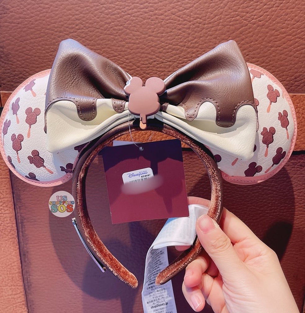 New Disney-Loungefly Mickey Ice Cream Bar Scented Minnie Mouse Ears Headband
