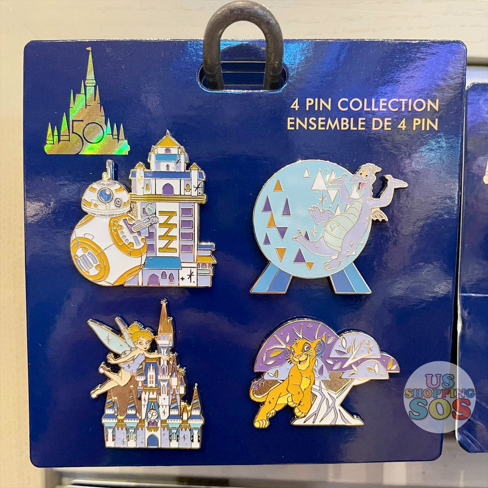 WDW - 50th Anniversary - 4 Pin Collection
