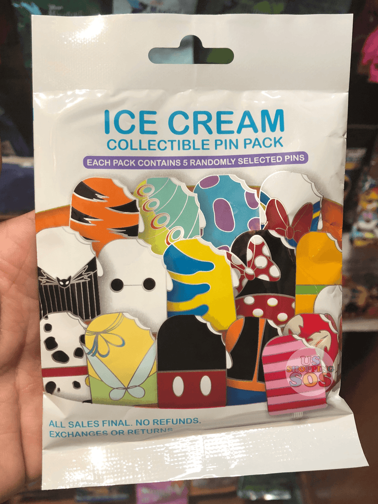 DLR - Mystery Collectible Pin Pack - Ice Cream