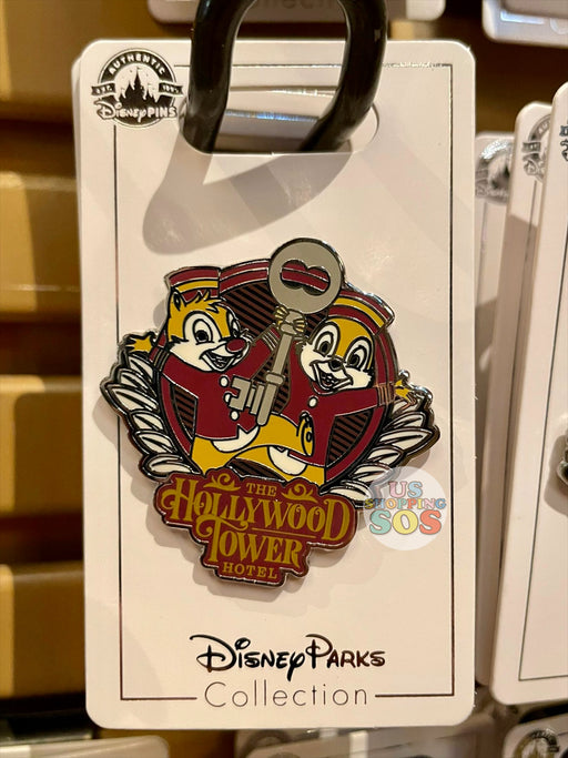 WDW - The Hollywood Tower Hotel Pin - Chip & Dale