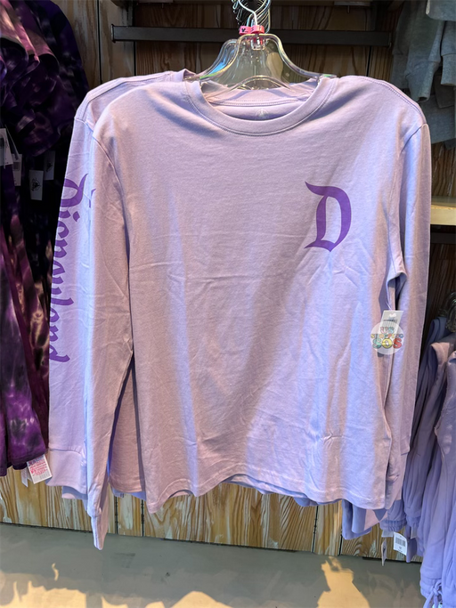 DLR - “Disneyland Resort” Long Sleeve Spirit Tee (Adult) - Lavender