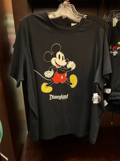 DLR - Classic Mickey “Disneyland Resort” Black Graphic T-shirt (Adult)