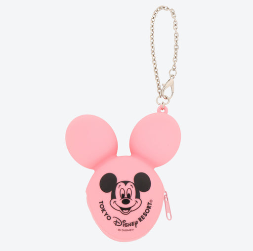 TDR - Mickey Mouse Balloon Silicon Coin Pouch & Keychain (Color: Pink)