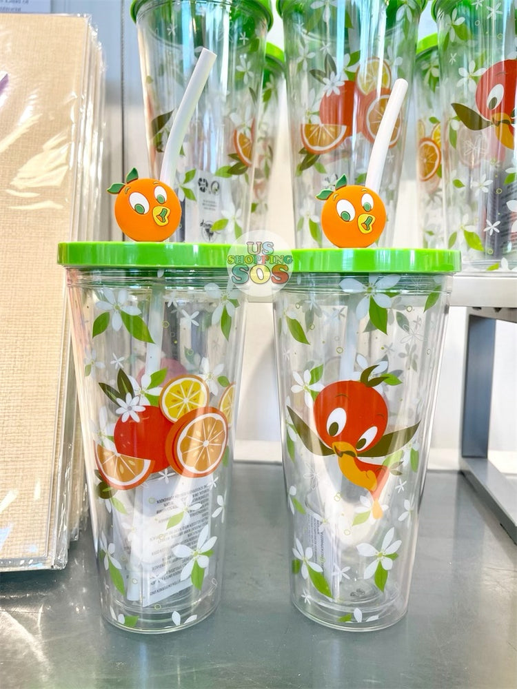 DLR - Plastic Cold Cup with Topper - Orange Bird
