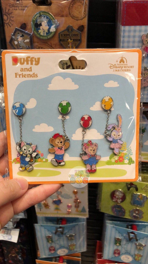 SHDL - Duffy & Friends with Balloon x Pins Set