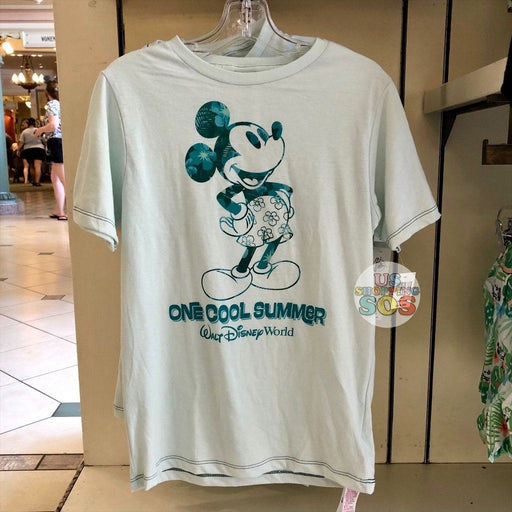 WDW - Tropical Hello Summer - Mickey "Walt Disney World" One Cool Summer T-shirt  (Youth)