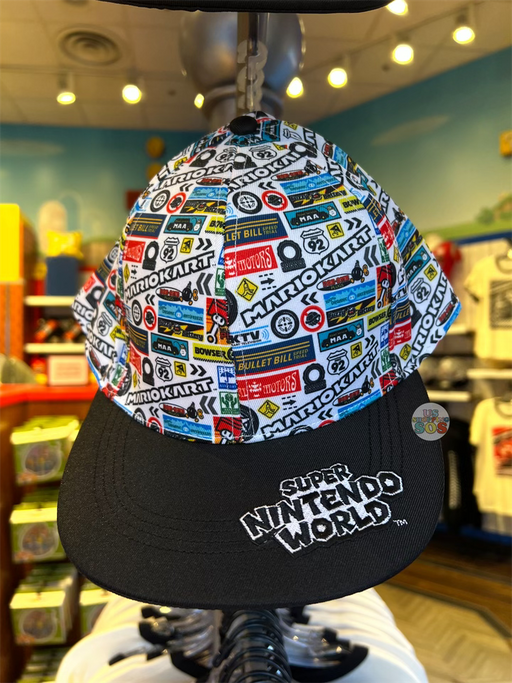 Universal Studios - Super Nintendo World - MarioKart Grand Prix All-Over-Print Baseball Cap (Adult)
