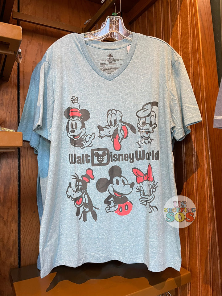 WDW - Graphic T-shirt - Vintage Mickey & Friends “Walt Disney World” ( —  USShoppingSOS