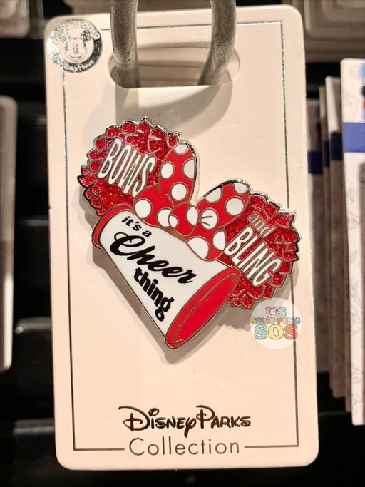 DLR - Minnie “Bow and Blings It’s a Cheer Thing” Pin