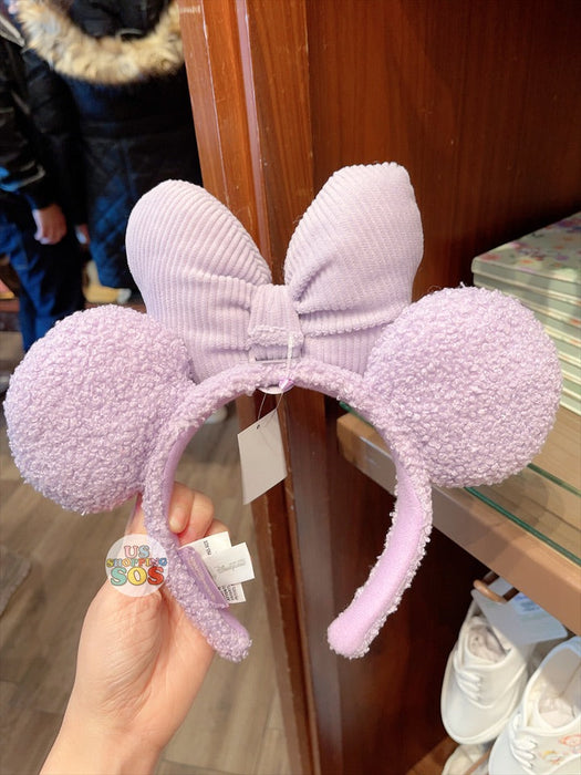 Disney Parks Minnie Mouse Bow Ears Headband Purple Pink Polka Dot