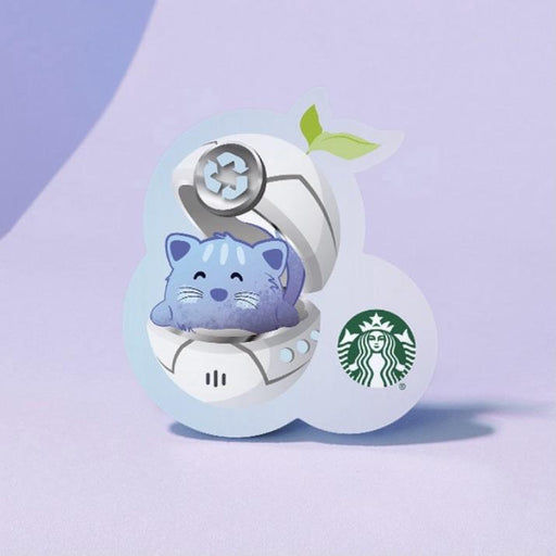 Starbucks China - Astronaut 2021 - Blue Kitty Gift Card (No Cash Value)