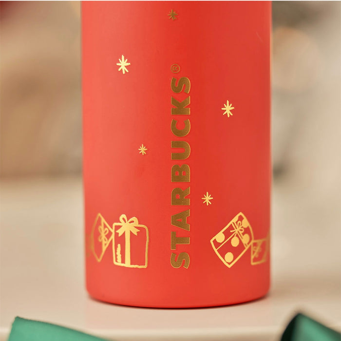 Starbucks China - Christmas 2021 - 3. Husky Lid Stainless Steel Bottle 380ml