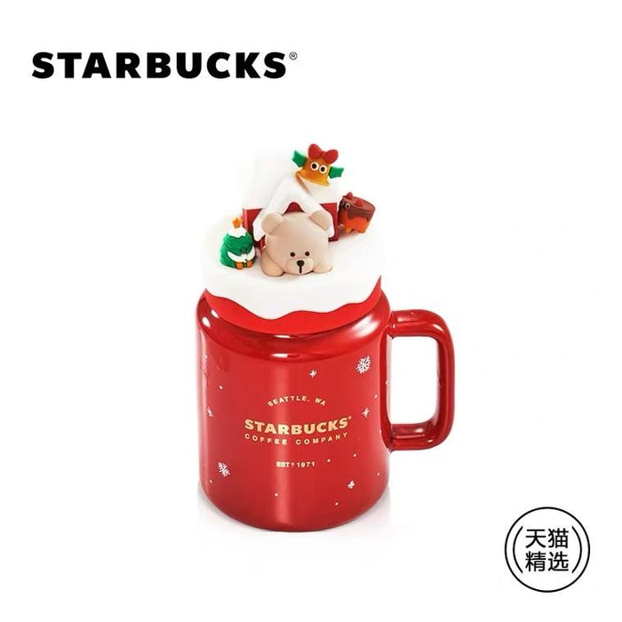 Starbucks China - Christmas Time 2020 Cuteness Overload - Christmas House Mason Jar 435ml