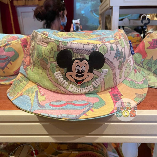 WDW - Walt Disney World 50 Vault - Spirit Jersey Mickey “Walt Disney World” Magic Kingdom Map Bucket Hat (Adult)