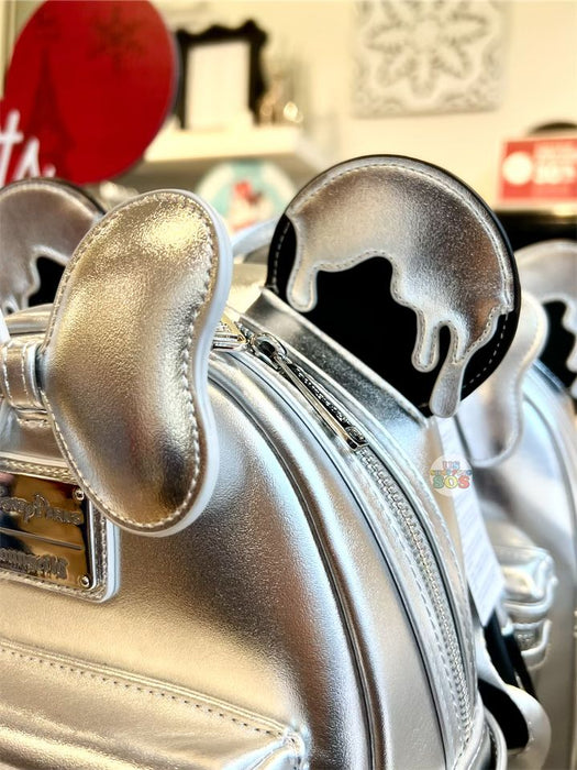 DLR/WDW - 100 Years of Wonder - Loungefly Mickey Sparkling Silver Backpack
