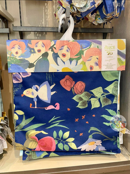 DLR/WDW - Alice in Wonderland by Mary Blair - Reversible Table Runner