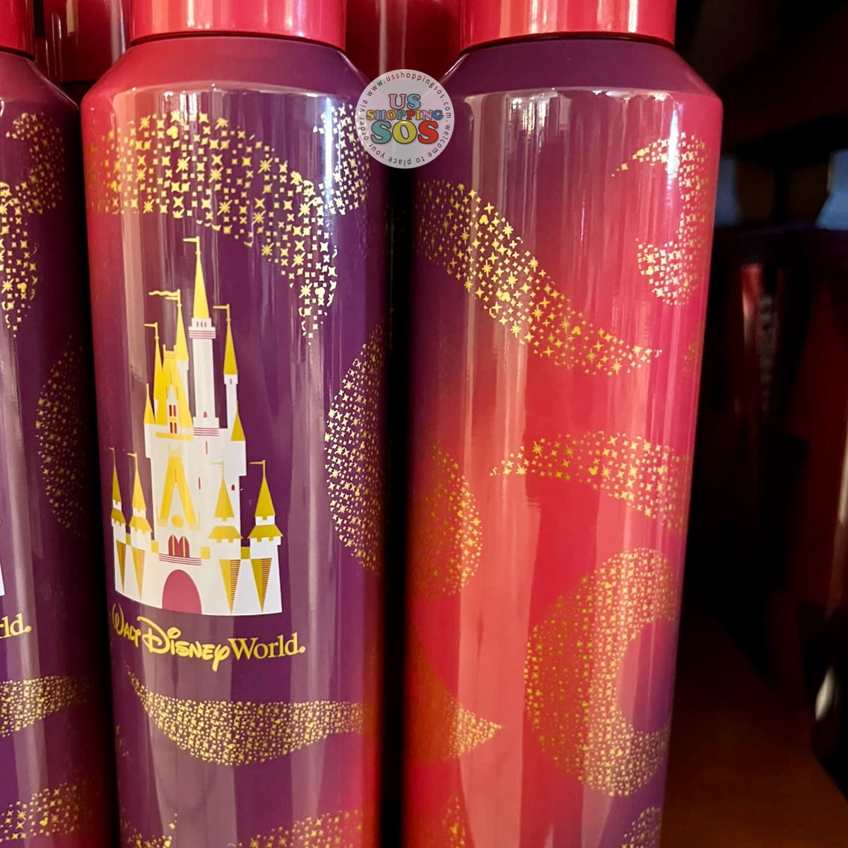 WDW - Starbucks Walt Disney World Studded Tumbler Iridescent Tea Gold