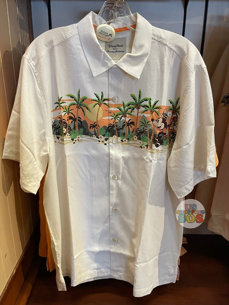 DLR/WDW Tommy Bahama Camp Shirt Mickey Ukulele Time (Adult