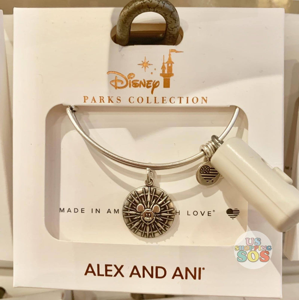 DLR - Alex & Ani Bangle - Mickey’s Fun Wheel (Silver)
