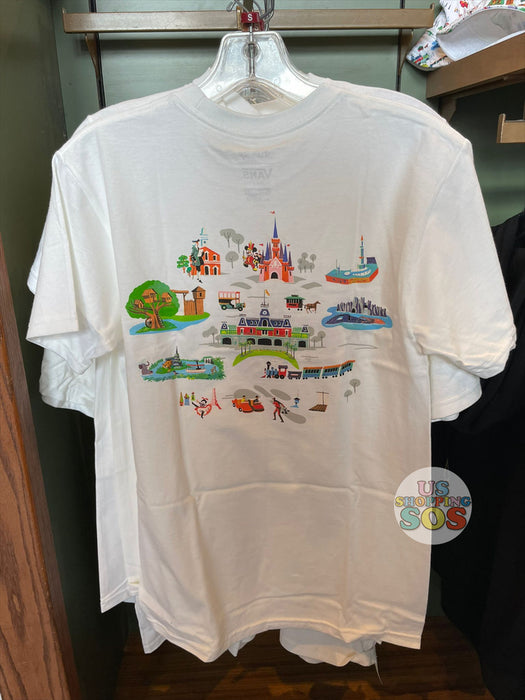WDW - Disney x Vans - “Walt Disney World” Graphic Attractions T-shirt —  USShoppingSOS
