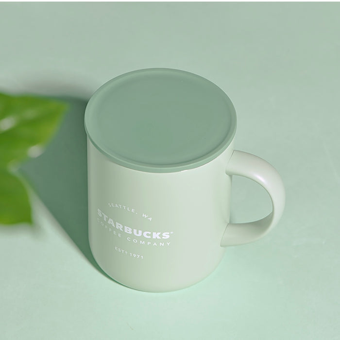 Starbucks China - Fairy Mint - 7. Thermos Logo Stainless Steel Cup 320ml