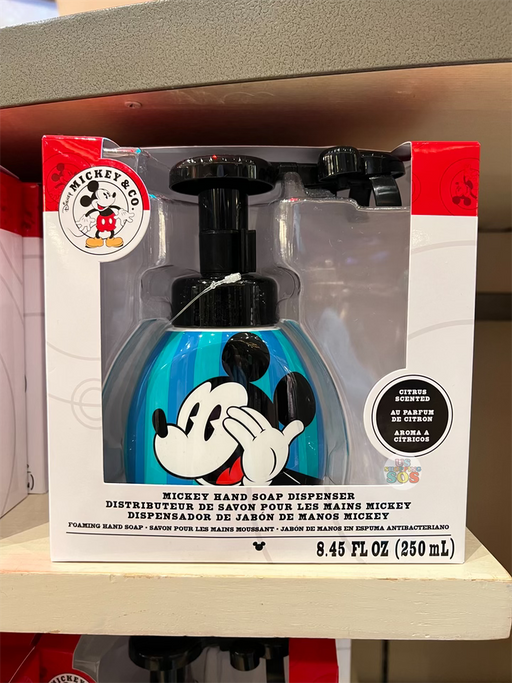 DLR - Mickey & Co. - Mickey Icon Foamed Hand Soap Dispenser (Citrus Scented)