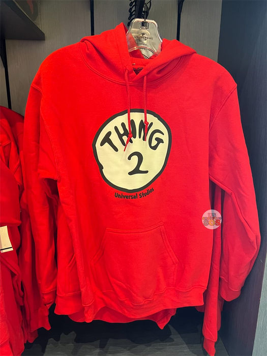 Universal Studios The Cat in the Hat Thing 2 Hoodie Pullover Adult