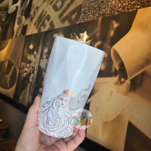 Starbucks China - 50th Anniversary - 4. Siren Goddess Crown Lid Double Wall Tumbler 410ml