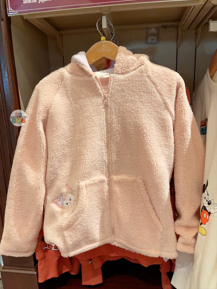 HKDL - Duffy & Friends Plush x Linabell Zip Soft Sherpa Hoodie for Adults