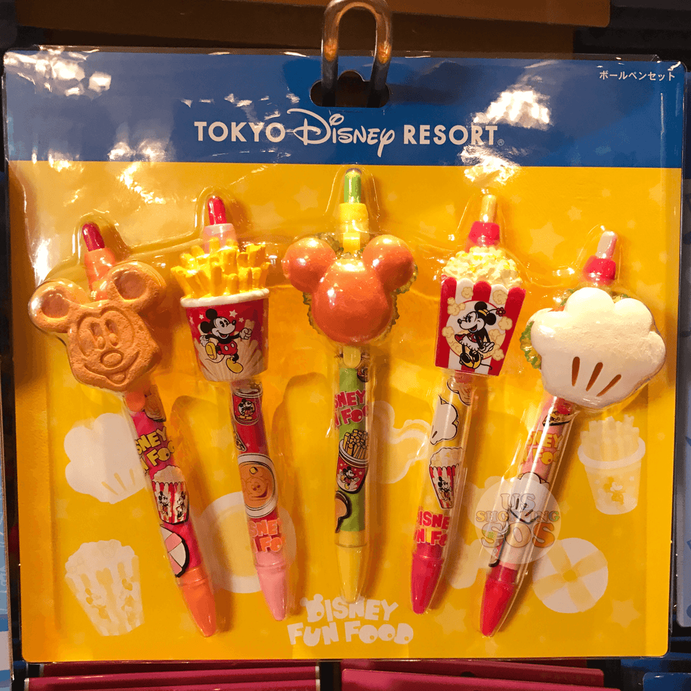 TDR - Mickey & Minnie Fun Food Pen Set (of 5)