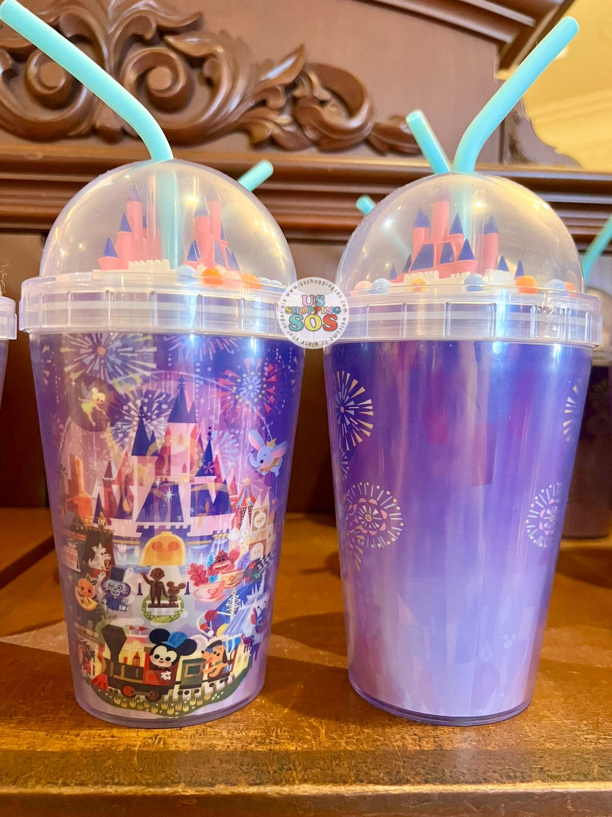 Disney Princess Tumbler with Straw: Tumblers & Water Glasses