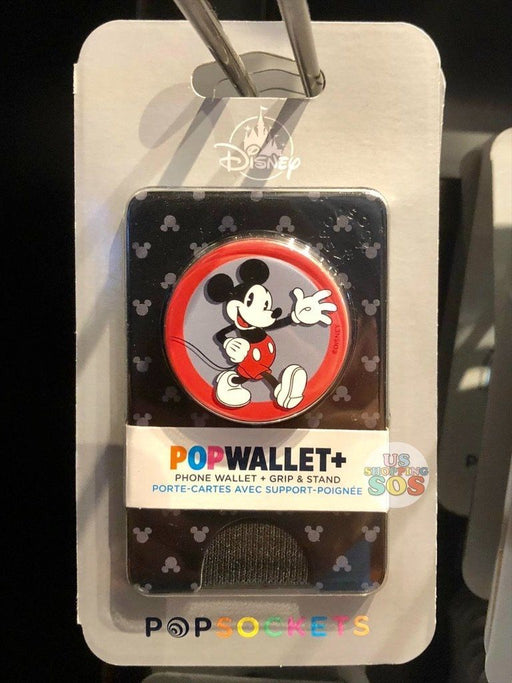 WDW - PopSockets PopWallet+ - Mickey Mouse Black