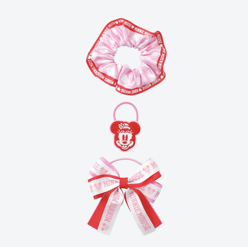 TDR - Hair Ties Set - Embroidery Minnie Mouse & Ribbon